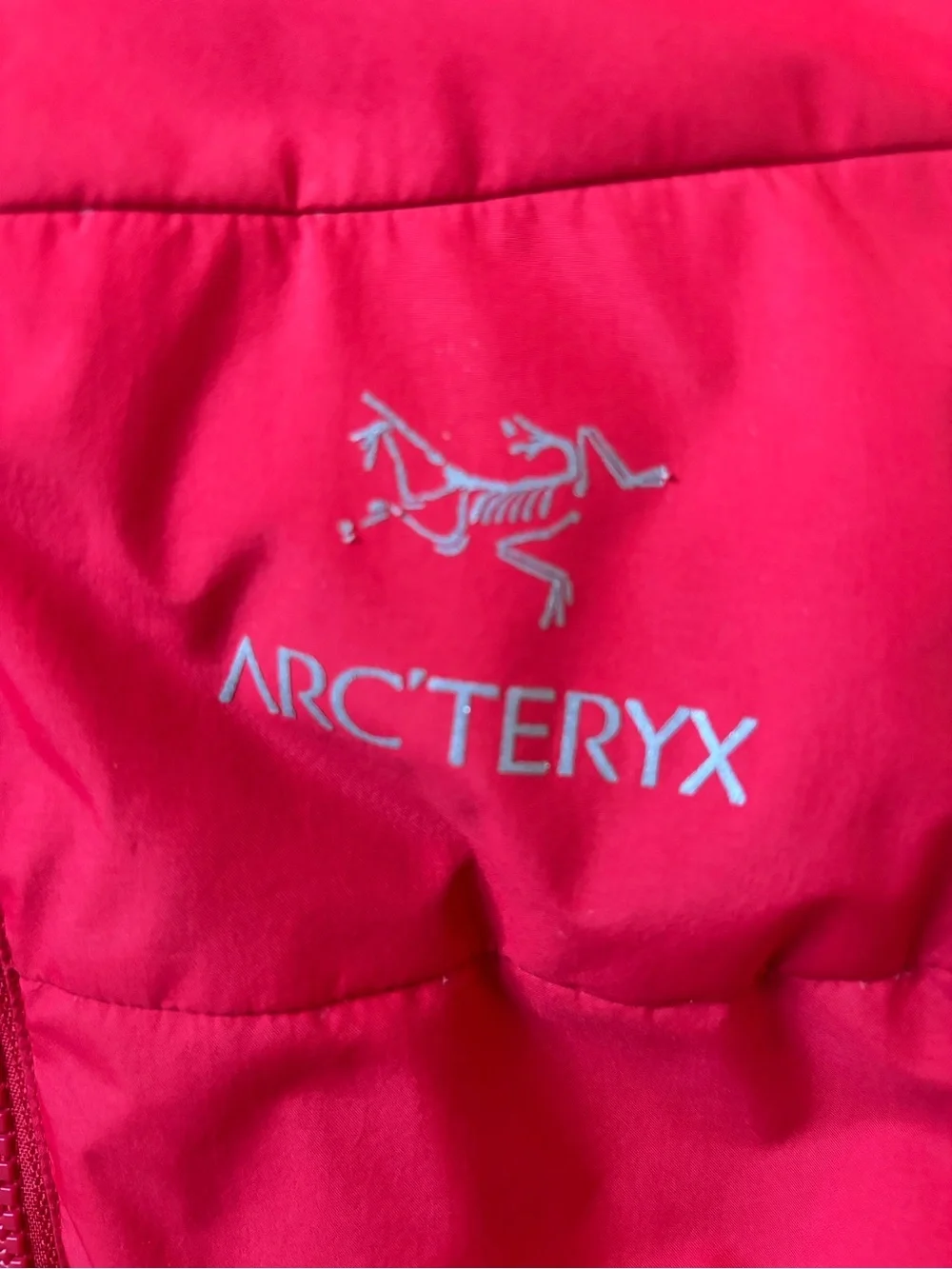 Arc'teryx Red Puffer Coat